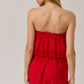 Sky Red Romper