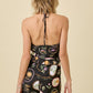 Delaney black paradise romper