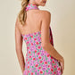Darla Pink Floral Scarf Dress