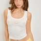Gemna Shell Beaded Tank