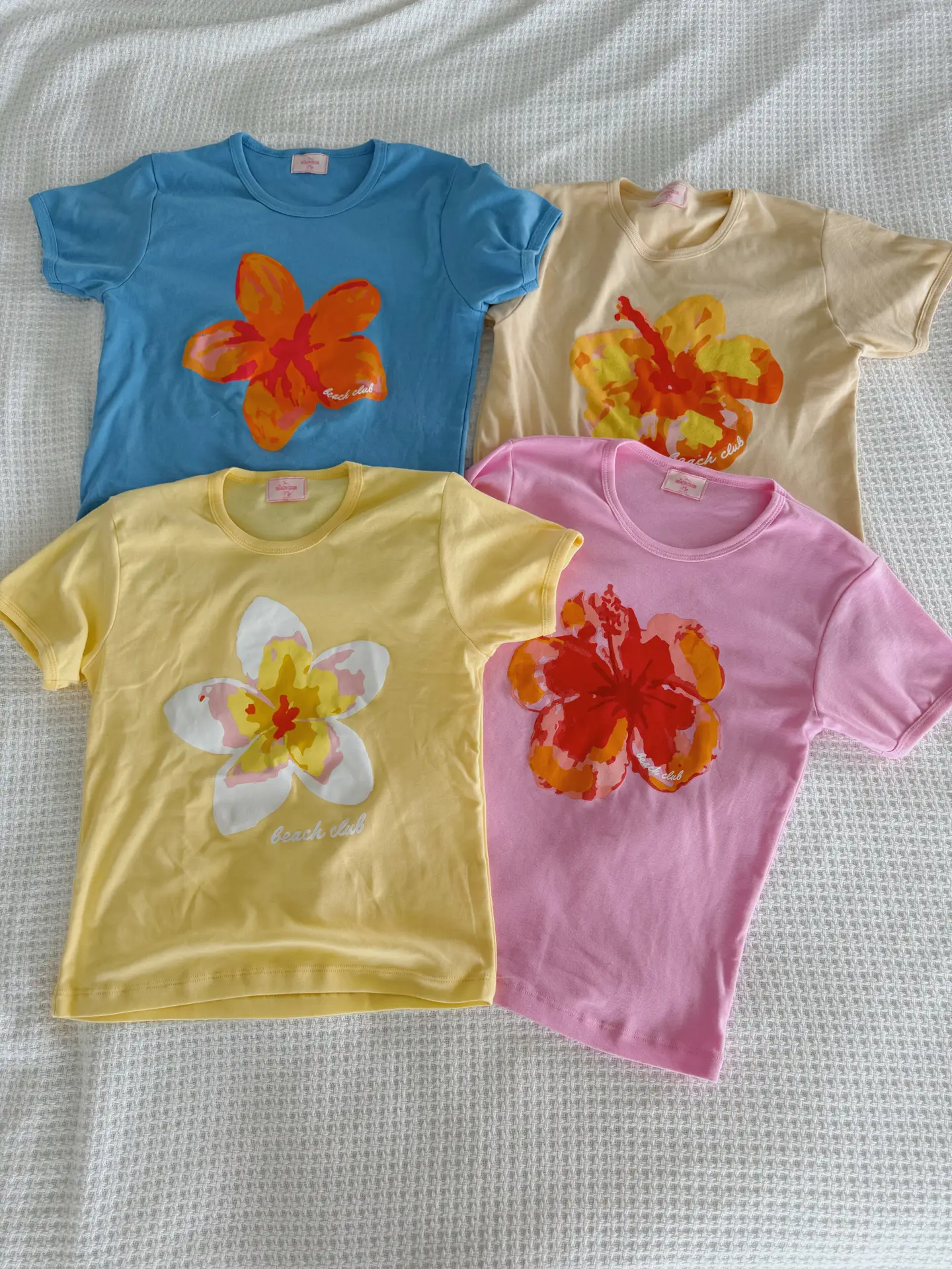 Plumeria Yellow Flower Tee