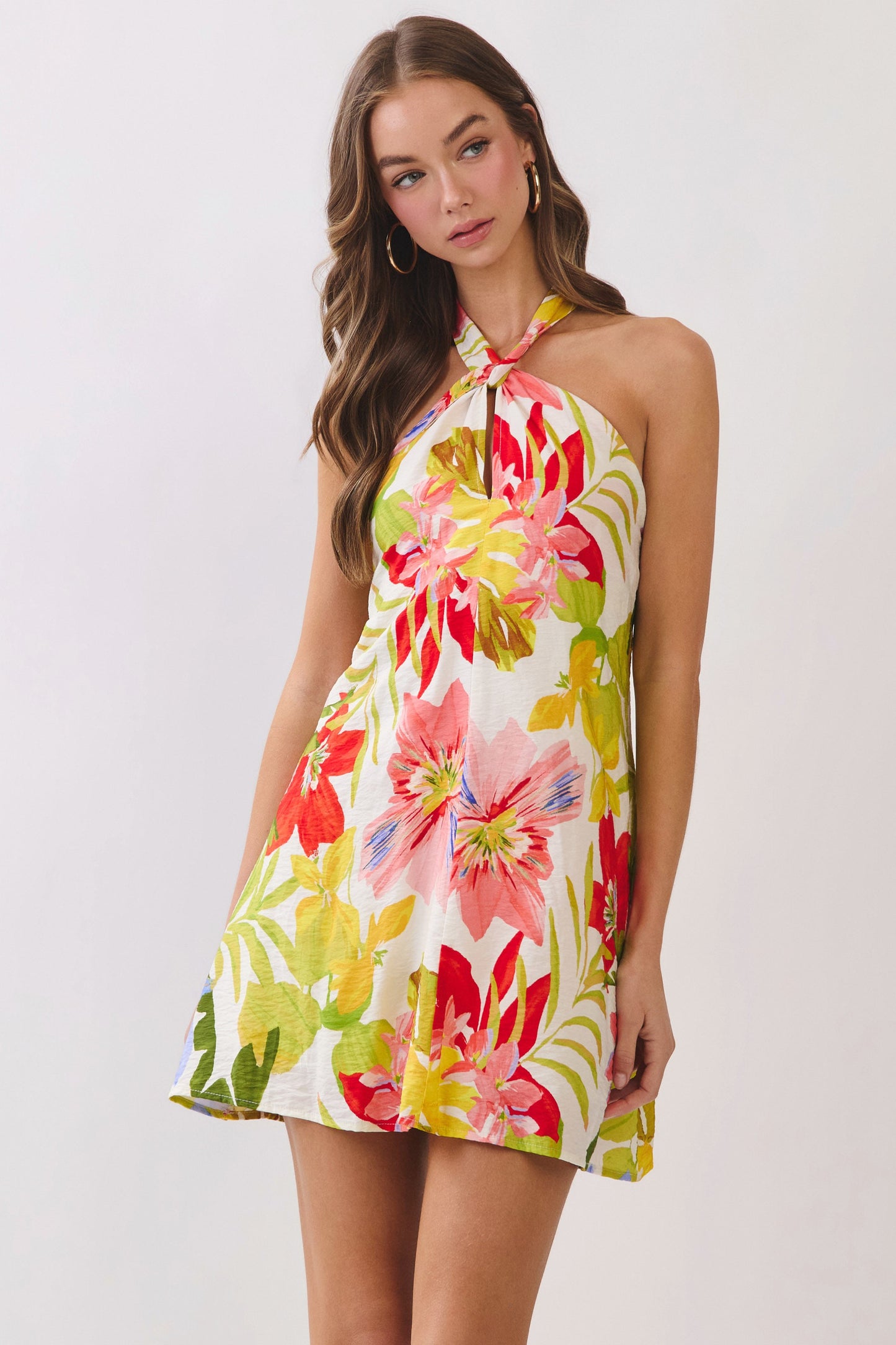 Tess Multi Halter Dress