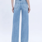 Vervet High Rise Full Length Light Wash Wide Jeans