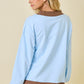 Dani Blue Color Block Top