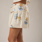 Luna Cream Skirt