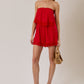 Sky Red Romper