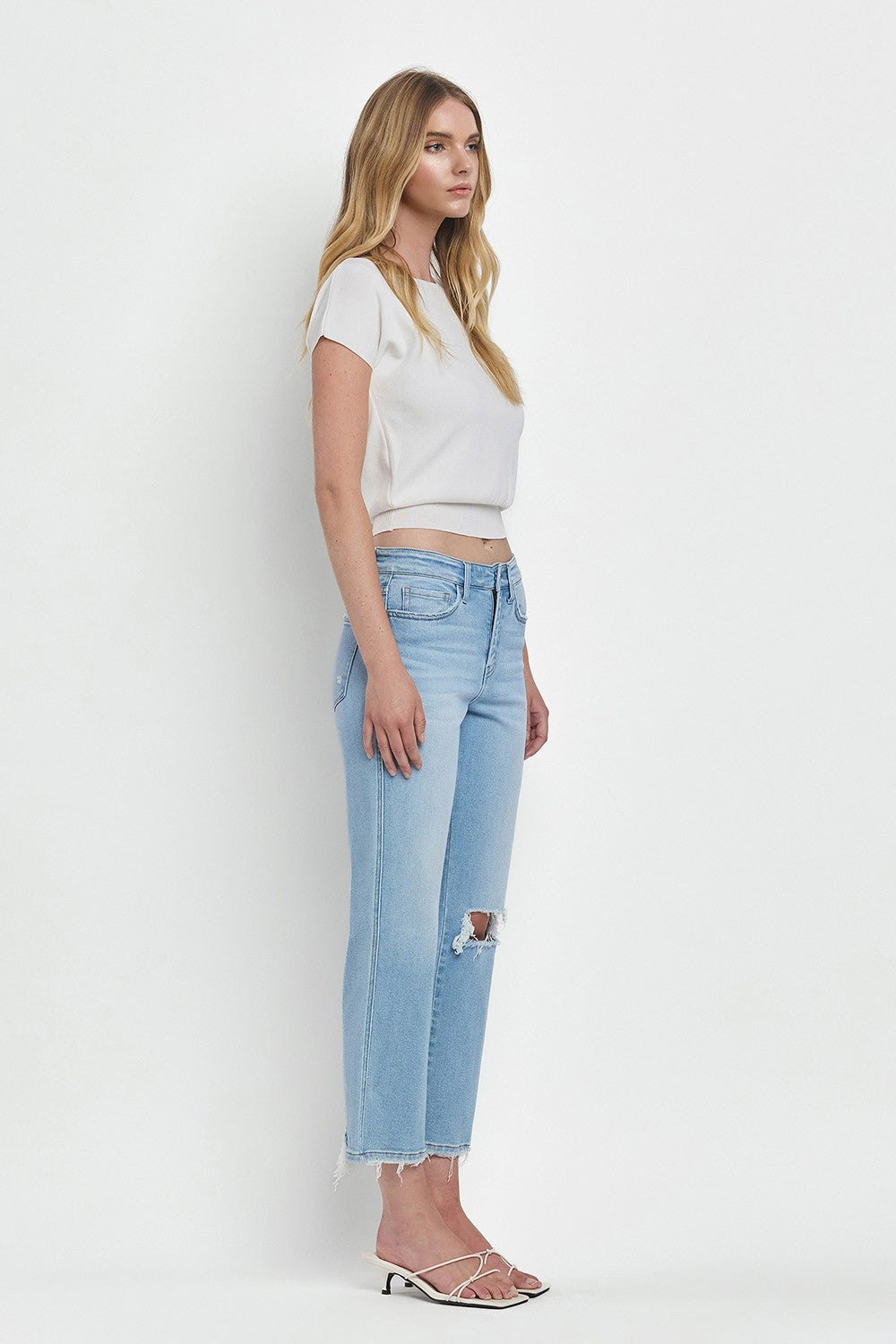 Vervet High Rise Regular Straight Jeans