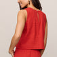 Z SUPPLY Sloane Linen Top Chili Pepper