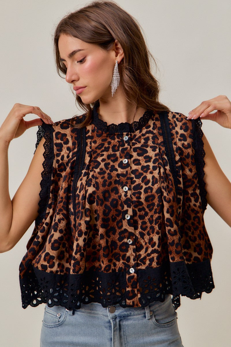 Sindy Leopard Top