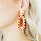 Kennedy - Red and Gold Checkered