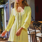 Bella yellow mini dress