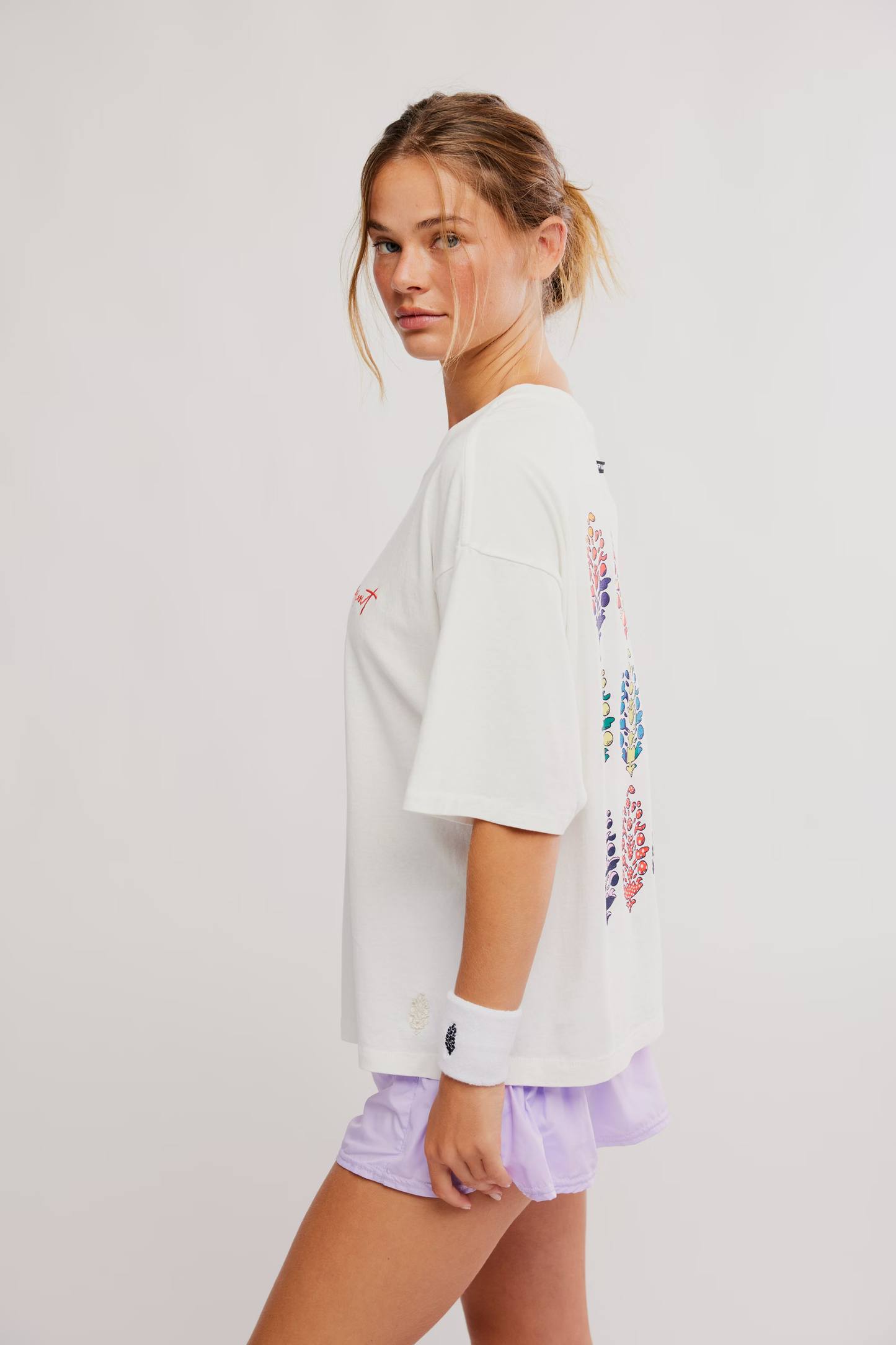 FP Movement LOGO TACKLE TEE W/O POCK / URBAN BUTI WHITE