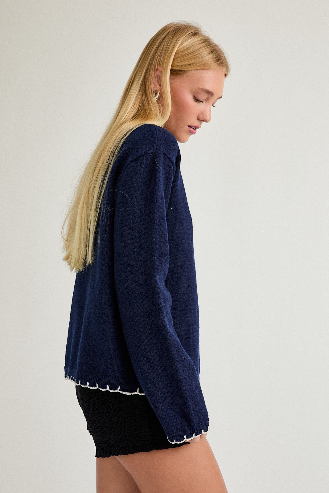 Lara Navy Cardigan