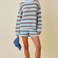 Darla Blue and Brown Set Shorts