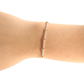 Lively Bracelet in Silver with Gold Standard 6.75 inch