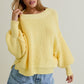 Laura Pullover Sweater Yellow
