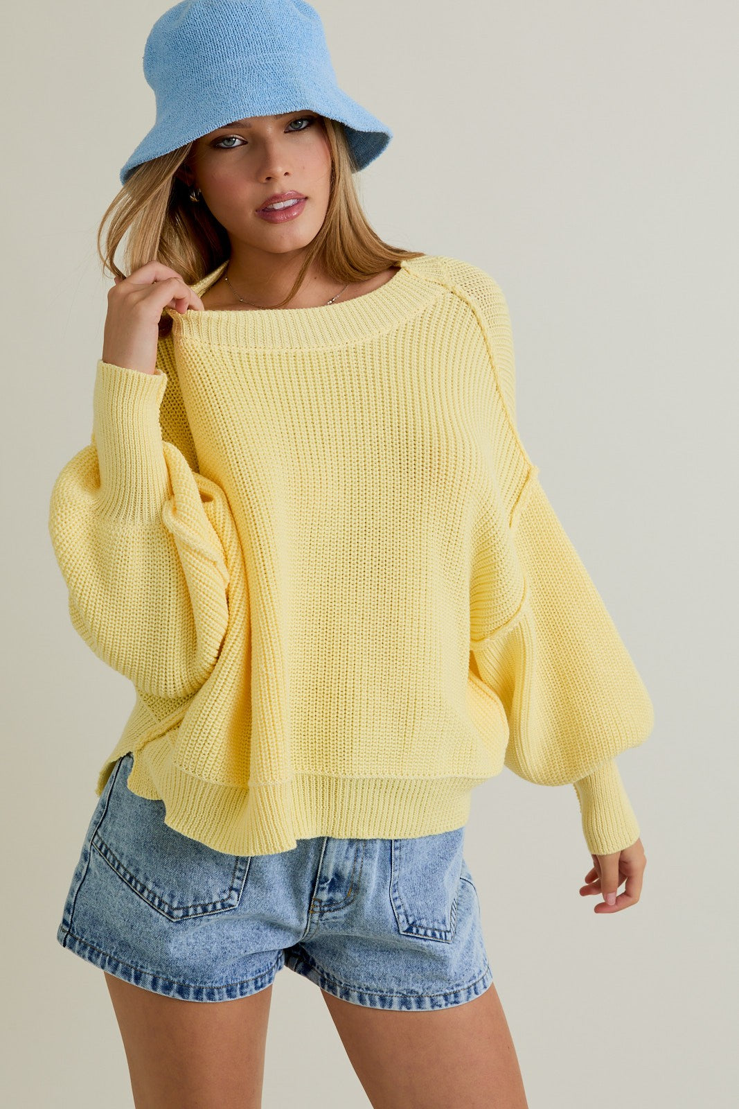 Laura Pullover Sweater Yellow