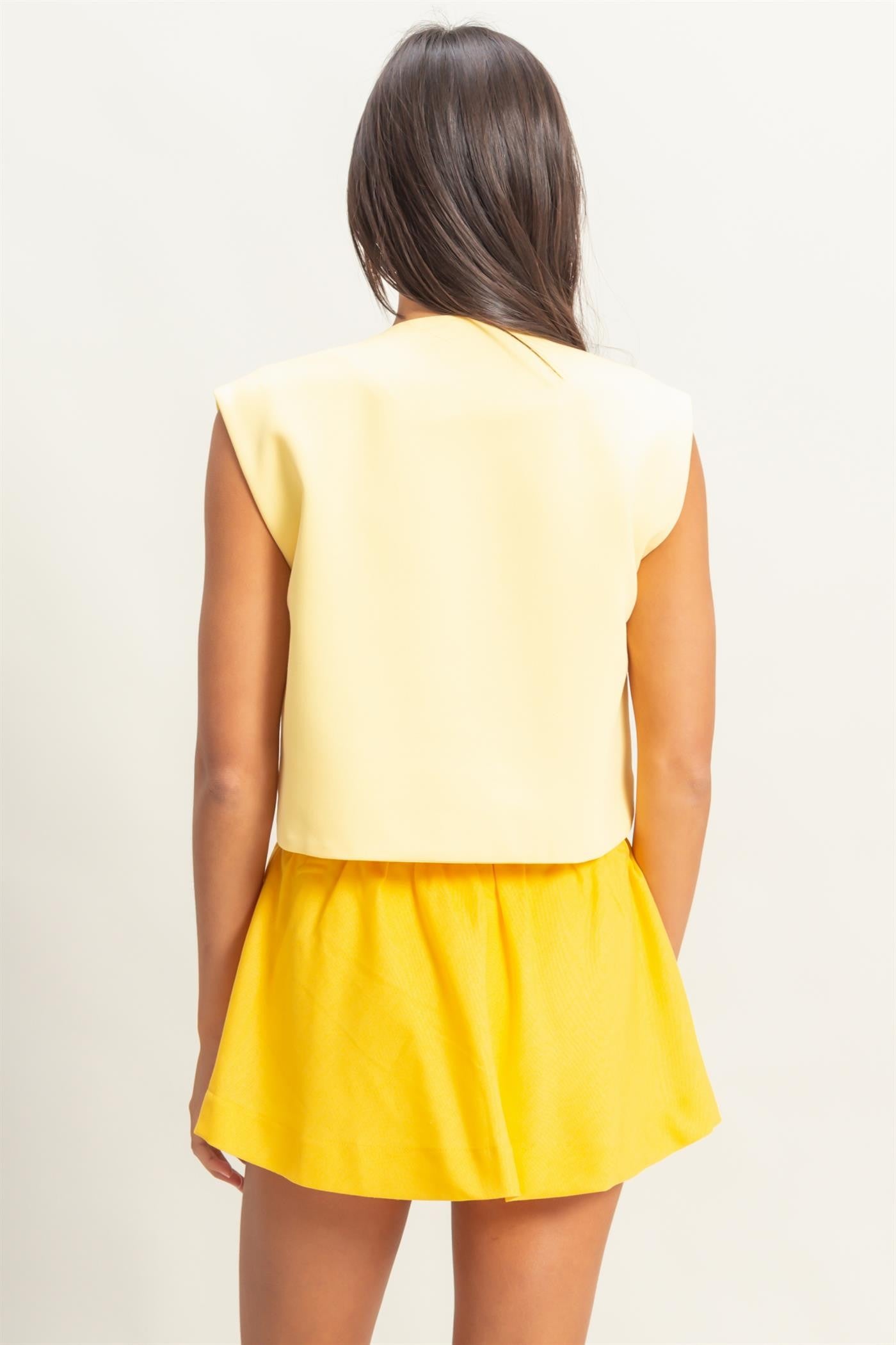 Harper yellow top