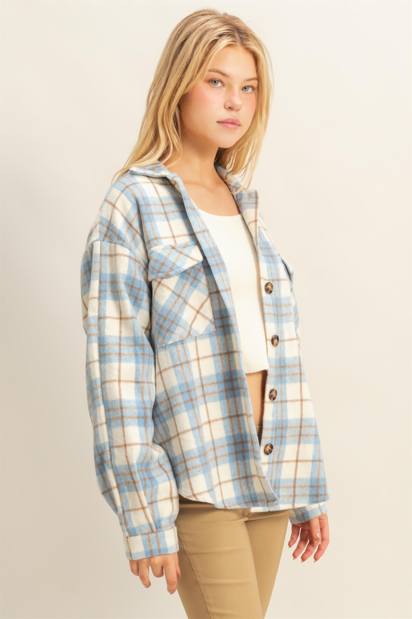 Harper Blue Shacket