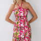 Tina Pink Halter Dress