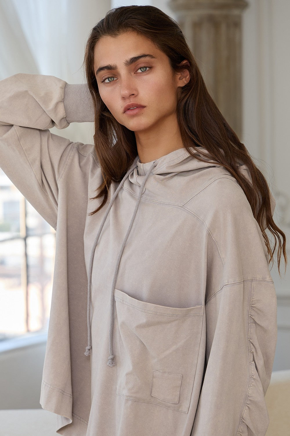 Brooke Taupe Hoodie