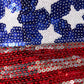 Lora Low Rise Usa Flag Sequins