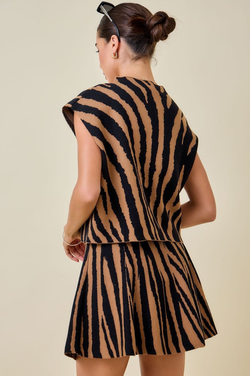 Dana Tiger Knit Set