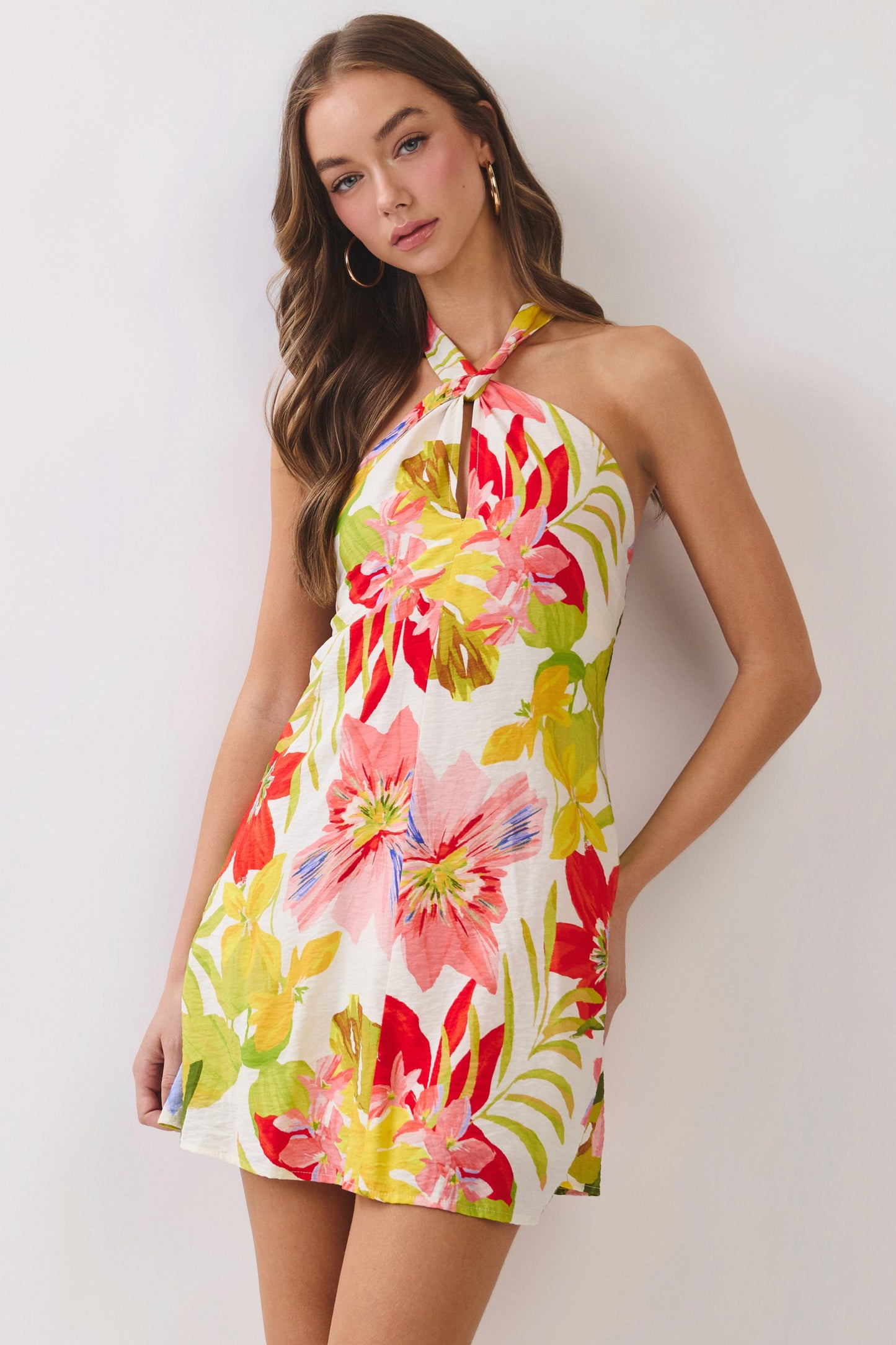 Tess Multi Halter Dress