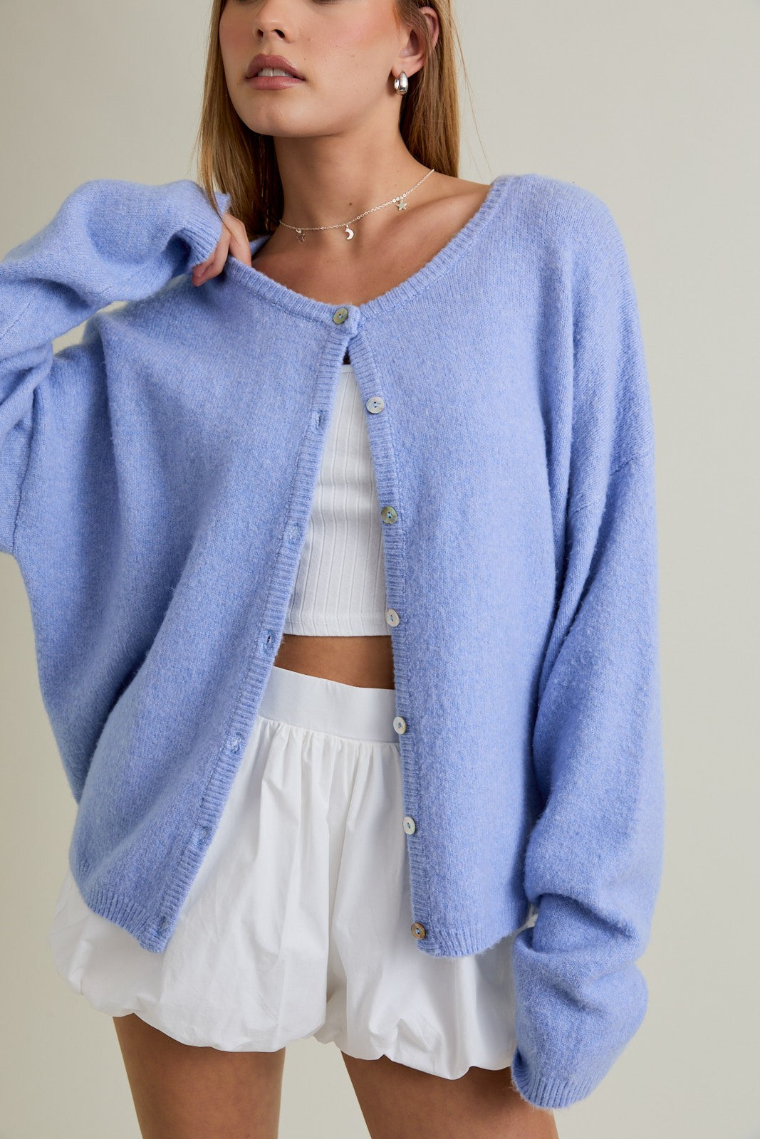 Lily Blue Cardigan