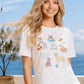 Ete Club Playful Dog Graphic Short Sleeve Tee