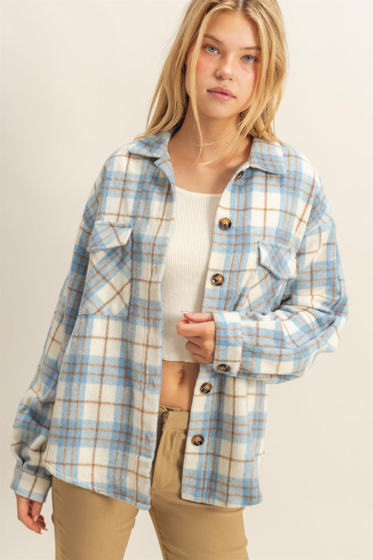 Harper Blue Shacket