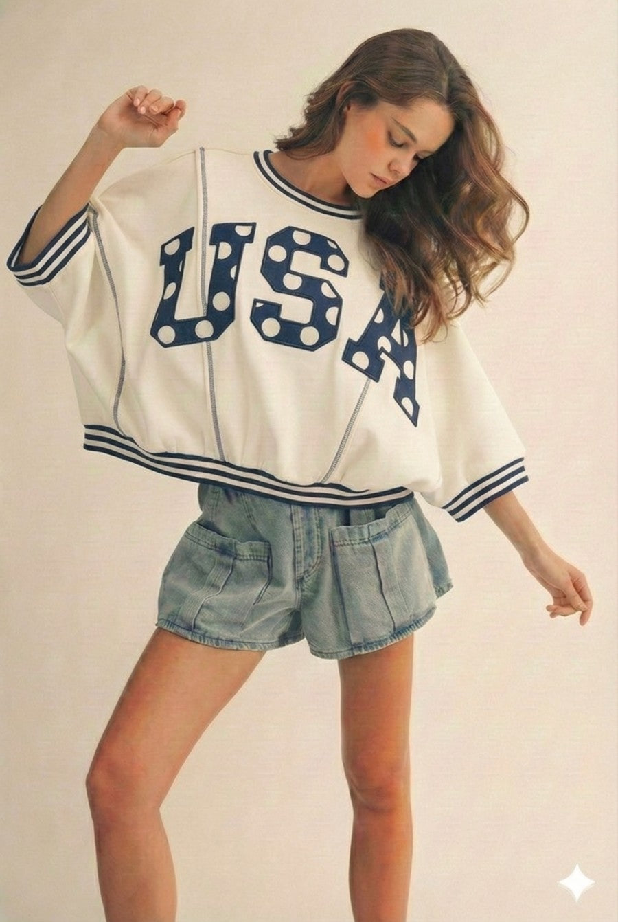 4th of July Letter Top