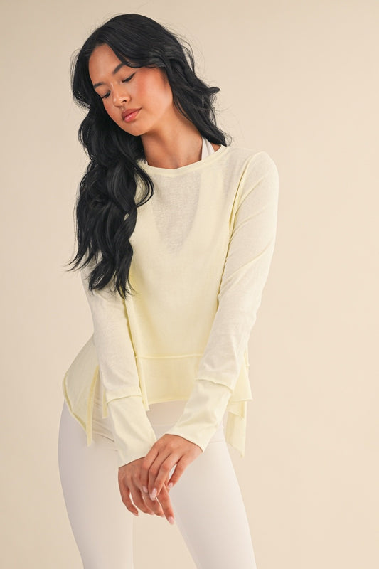 Kate Yellow Top