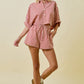 Danielle Red Gingham Set