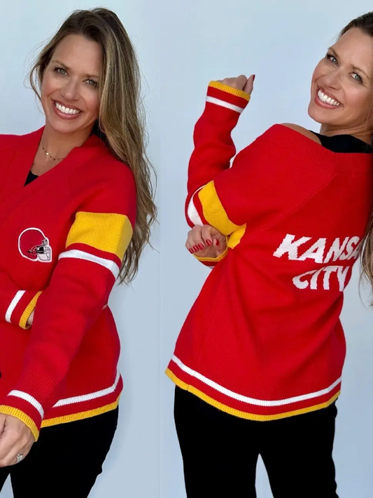 Kickoff Varsity Kc Cardigan