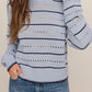Z SUPPLY Darby Stripe Sweater Skyline
