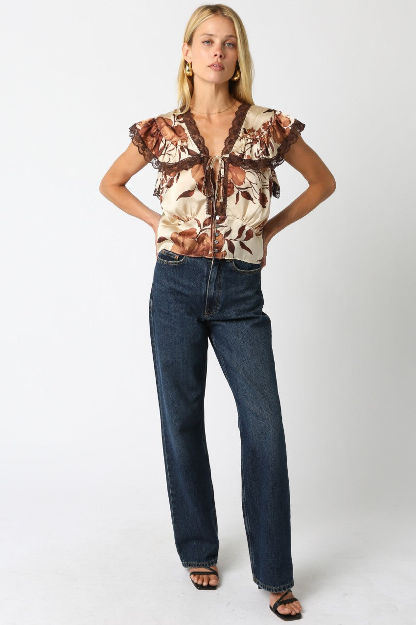 Parker Floral Lace Top