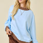 Dani Blue Color Block Top