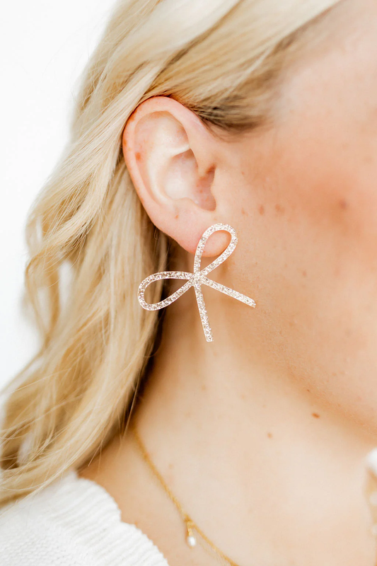 Lola Gold Glitter Earrings