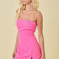 Dee Pink Strapless Dress