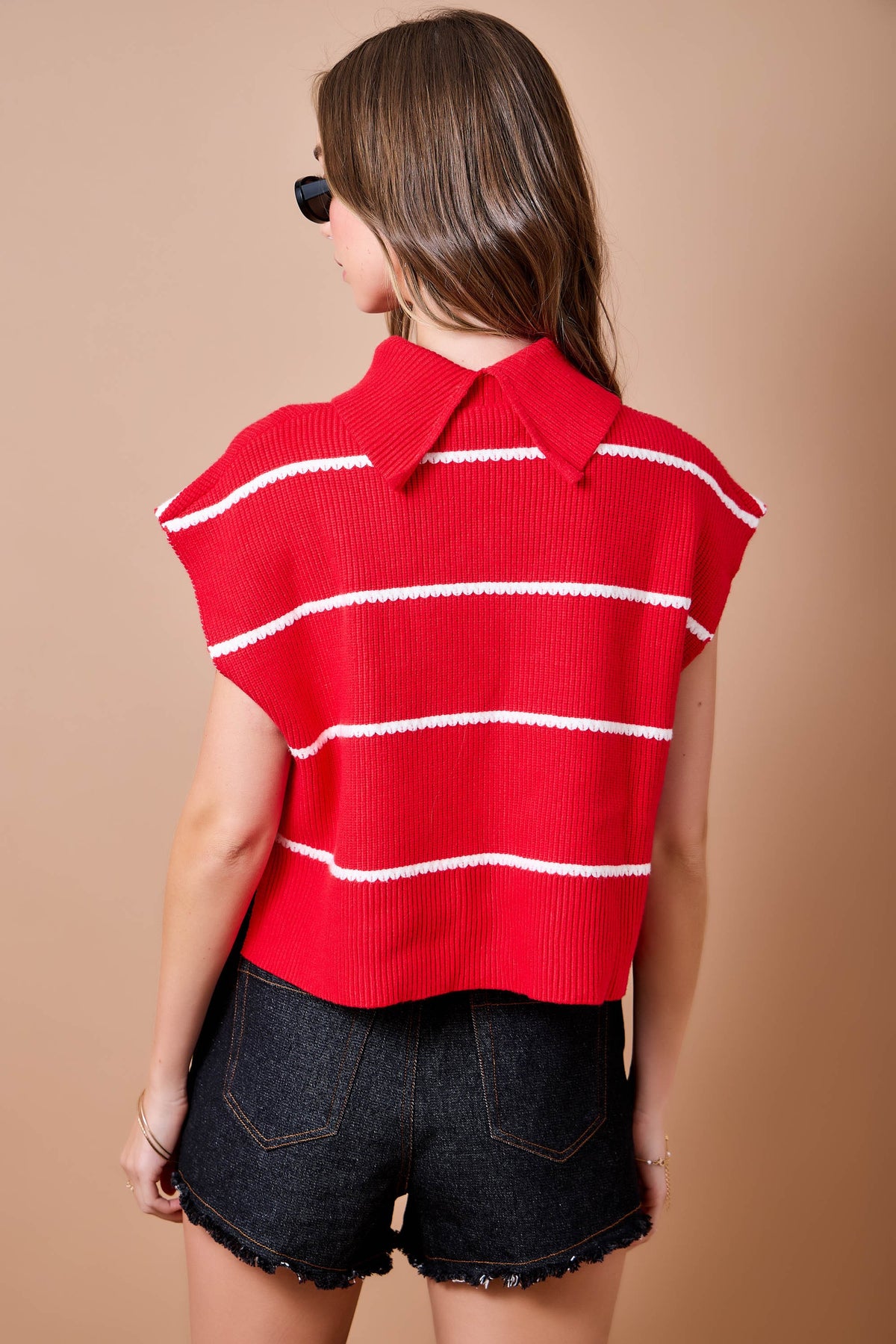Darla Red Sweater