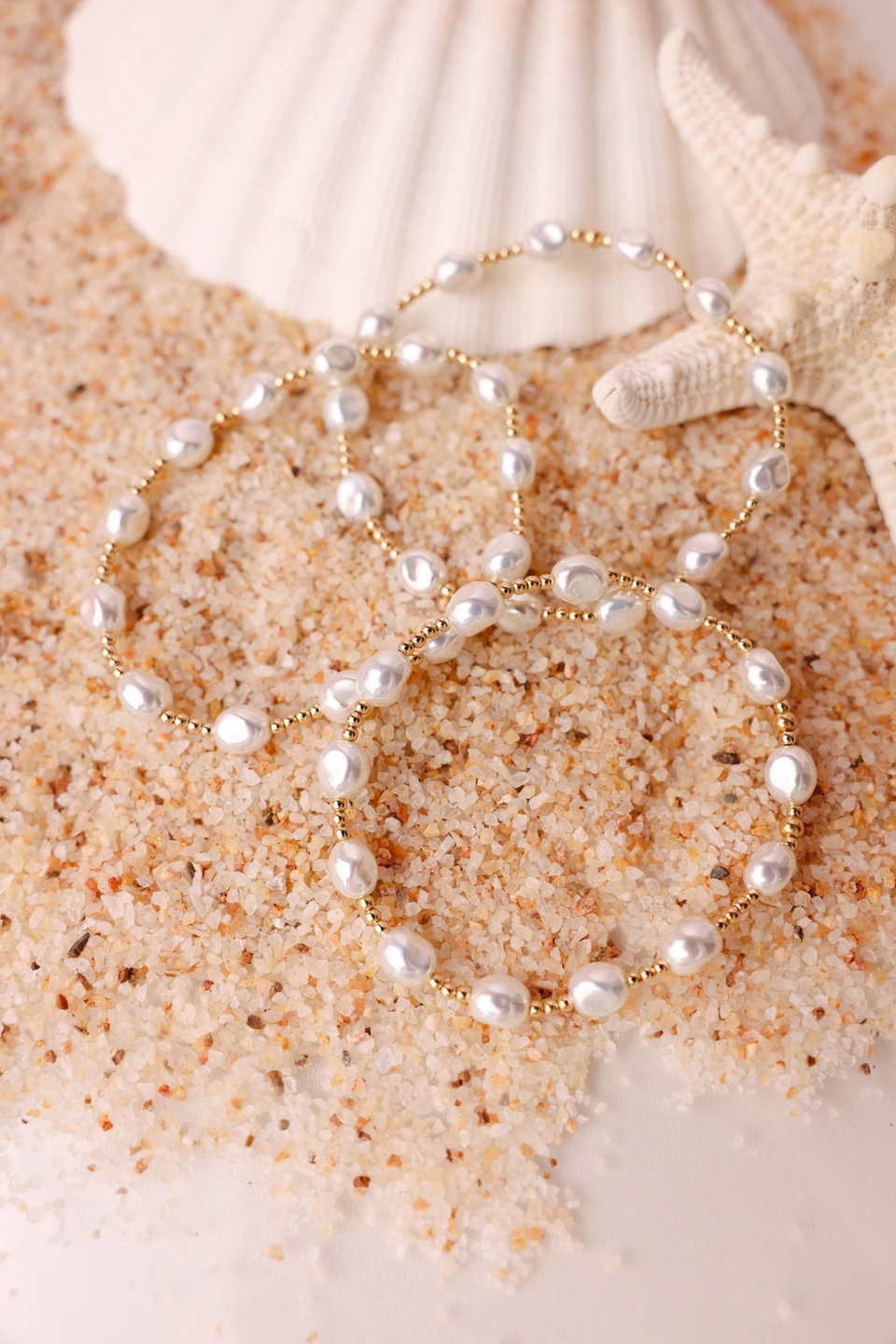 Bri Pearl Bracelet in Gold Standard 6.75 Inch