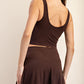 Butter V Shaped Skort Espresso