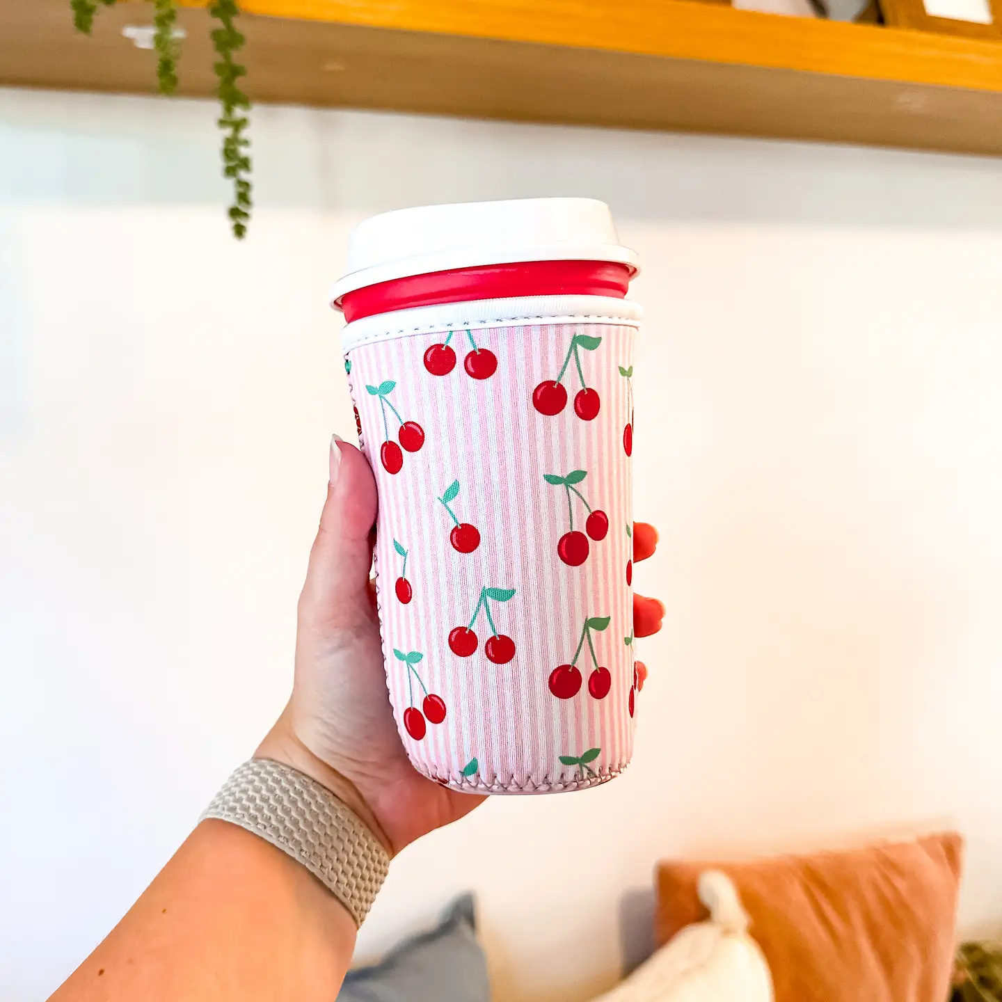 Mon Cheri (Cherries) | Iced Coffee Sleeve Small