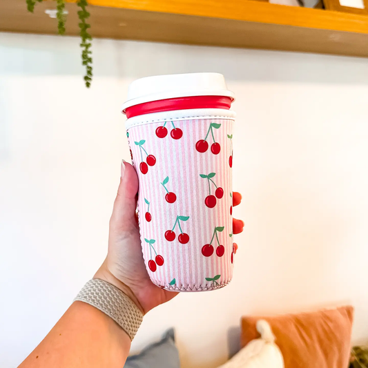 Mon Cheri (Cherries) | Iced Coffee Sleeve Small
