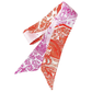 Knotted Scarf Pink and Orange