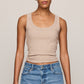 Z SUPPLY Rowe Scoop Tank Heather Ash