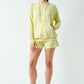 Brushed Lounge Hoodie Yellow
