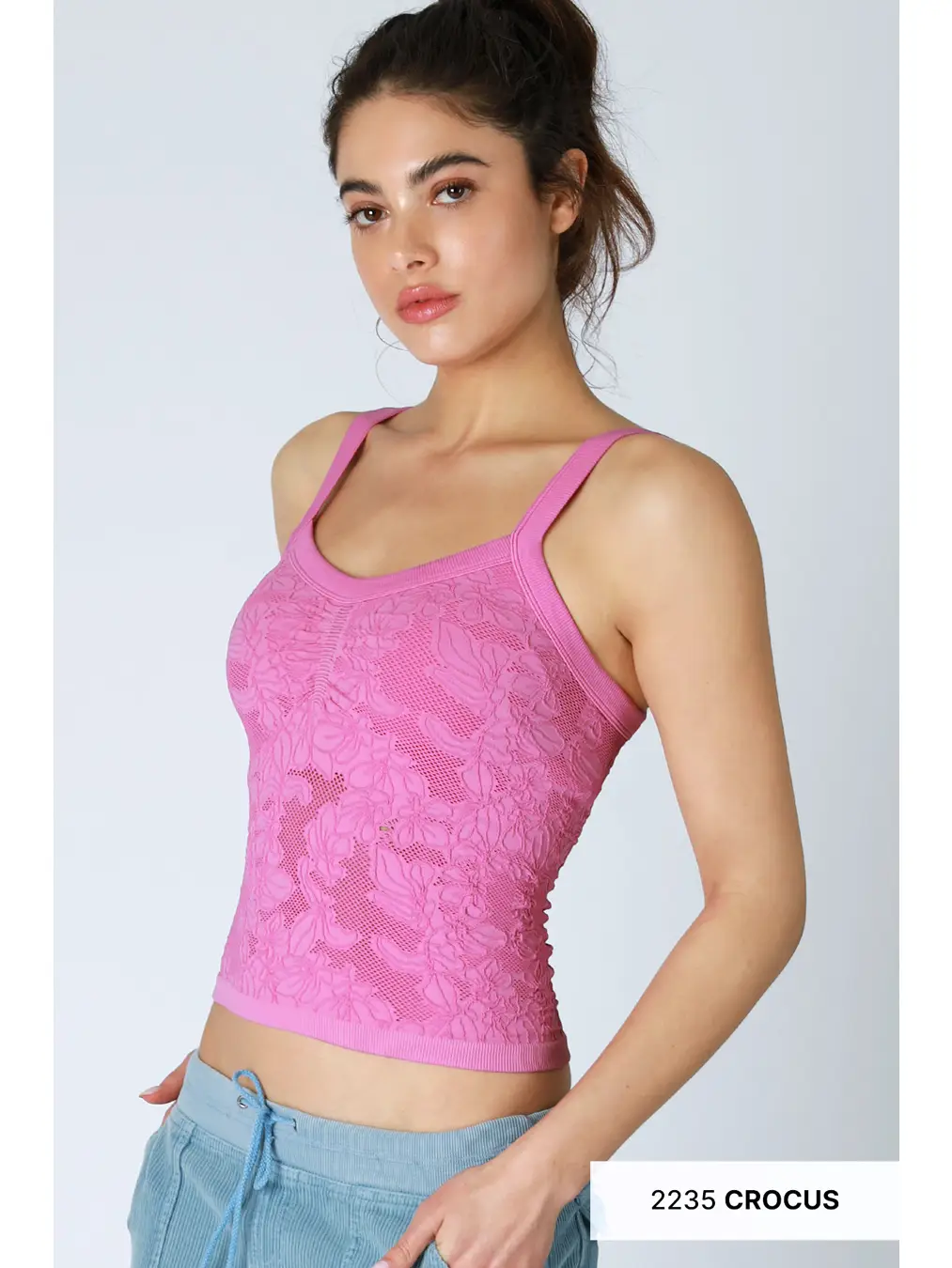 Lace V Neck Top