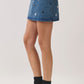 Teller Denim Mirror Skirt